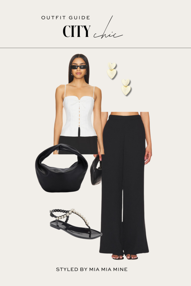 black linen pants outfit